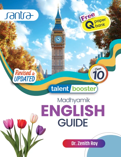 Talent Booster Madhyamik English Guide for Class 10 – By Dr. Zenith Roy | Santra Publication