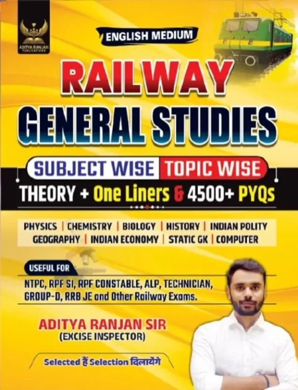 Railway General Studies English Medium by Aditya Ranjan Sir | Aditya Ranjan Publications| Complete GS Guide for RRB NTPC, Group D, ALP & RPF